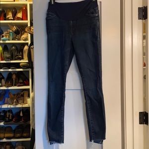 Mother maternity denim